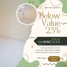 Below Value 23% Cash Back rm75k Freehold Bukit Beruang Bestari uv mmu