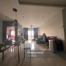 Partialy furnished koi prima condo puchong taman 1055sf renovated 3r2b