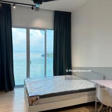 Quay West near Queensbay Usm rare 3 Bedroom Fully Furnish Seaview
