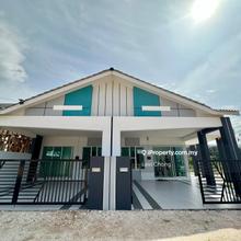 1 Storey terrace, freehold with 24hr security for sell@rm318.8k