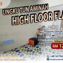 Ungku Tun Aminah High Floor Flat 2 Bedrooms 1 Bathroom
