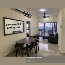 Sky Awani 3 3bedrooms 2bathrooms fully furnished for rent