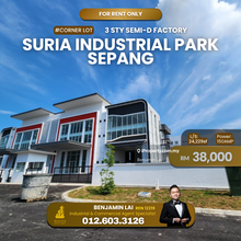 Corner 3sty Factory Suria Industrial Park Sip Sepang