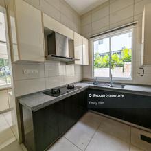 Ambang botanic 2, 3 stry semi d, partial furnished for rent. 