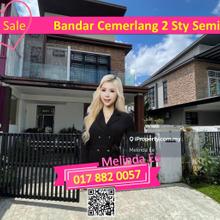 Ulu Tiram Bandar Cemerlang 2 Storey Semi D 4bed Got Cashback