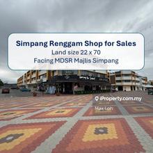 Pusat Perdagangan Muafakat, Simpang Renggam, 3 Storey Shop