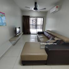 Non bumi unit, Corner Low floor Partly furnished 2-Car Park