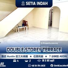 Setia Indah Double Storey Terrace For Sale