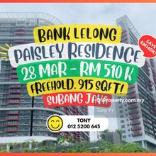 Save Rm140k! Bank Lelong Paisley Residence @ Subang Jaya Metropark