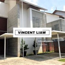 3 storey semi d facing greenery