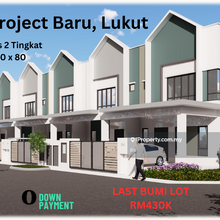 Zero Downpayment Teres 2 Tingkat Lukut. Last Bumi Lot