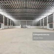 Puncak alam eco business park bungalow factory with office 300amp rent