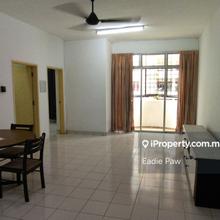 Newly painted basic unit at Lagoon Perdana apartment, Bandar Sunway
