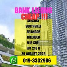Bank Lelong Freehold Bumi Lot Sensory Southville City Dengkil Selangor