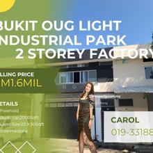 Oug Business Industrial Park 2 Storey Light Factory For Sales