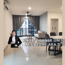Aratre 2r2b beside mall and lrt w/2carparks low dense corner lot