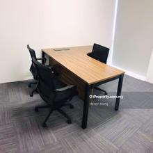 Office with fully furnished available for rent