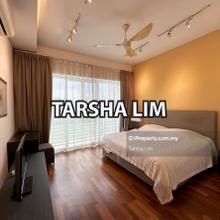Well furnished home facing green and pool view.