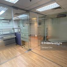 Good location, small fully furnished office, lift cctv, security, safe