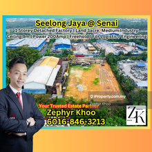 Kampung Seelong Jaya @ Senai - 1 Storey Detached Factory For Sale