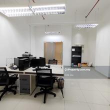 Glass Door Entrance Partly Furnished 739sf