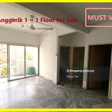 Below Market Value 1st Floor Freehold for Sale @ Sri Anggerik 1 