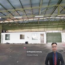Taman Kajang Utama, warehouse, light factory facing mainroad