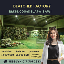 Kelapa Sawi, Detached Factory For Rent