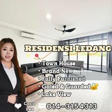 Residensi Ledang @ Brand New Furnished with Lake View Townhouse