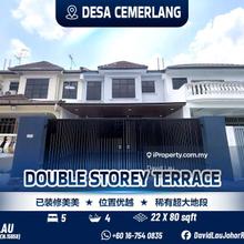 Desa Cemerlang Renovated Double Storey Terrace House for Sale