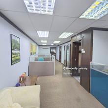 Office walking distance to lotus puchong, selling with current tenant