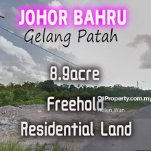 Johor Bahru 8.9acre Freehold Residential Land Gelang Patah