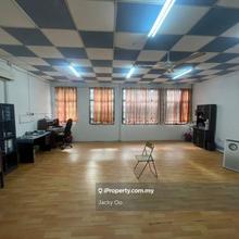 Taman Setia Indah shoplot 1st floor with lighting and aircon