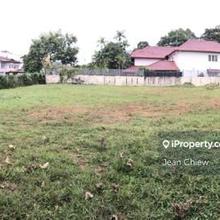 Flat corner residential land ready for development
