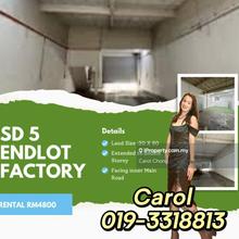 Kepong Bandar Sri Damansara Single Storey Link Factory For Rent 