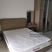 Fully furnished unit with balcony walking distance to MRT station 