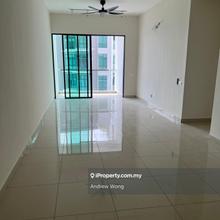Balcony with KLCC night view, high-rise breeze, double parking space