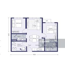 Developer unit for Sale ( Price can Nego) Type B 659sf
