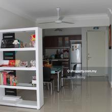 2 carpark, first residence kepong condo, renovated, facing east, limit
