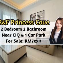 R&F Princess Cove @ Phase 1, 2 Bedroom 2 Bathroom 1 Car Park