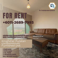 Nicely Furnished Kingfisher Putatan Condo near K.K.I.A airport
