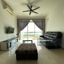 Tropez Danga Bay fully furnished seaview unit, got balcony, ready now