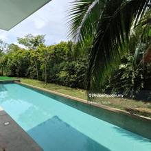 Swimming pool  with cozy environment 