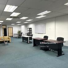 Fully furnished, Renovated Office, 24-hr security, With lift