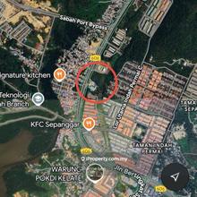 First lot commercial land at Jalan Sepangar 