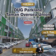 OUG Parklane, Taman Oversea Union 3 Story Shop For Sale