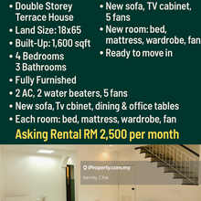 Move in condition , fully furnished 