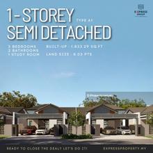 Brand New Single/Double Storey Semi Detached at Luak