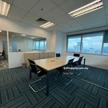 Spectacular View KL Eco City High Floor Fully Furnished Office Unit