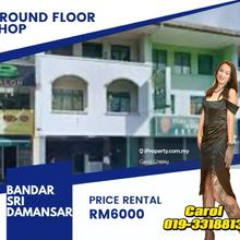 Limited Bandar Sri Damansara Ground floor shop For Rent 